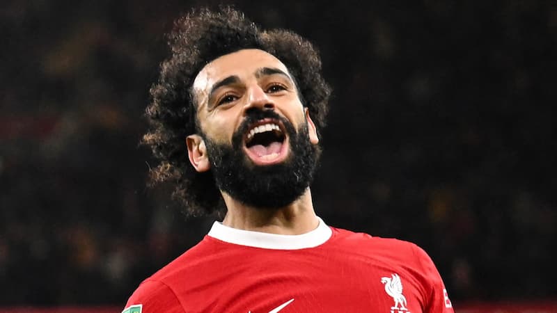 Cầu thủ bóng đá Mo Salah, chân sút hàng đầu của giải đấu