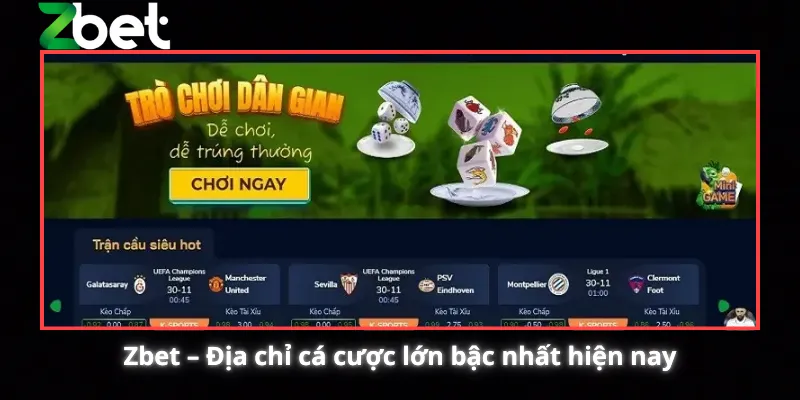 Zbet – Địa chỉ cá cược lớn bậc nhất hiện nay